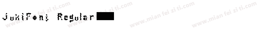 JukiFont Regular字体转换